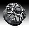 Ultra 022U Scorpion Dually Machined Gloss Black Custom Truck Wheels 4